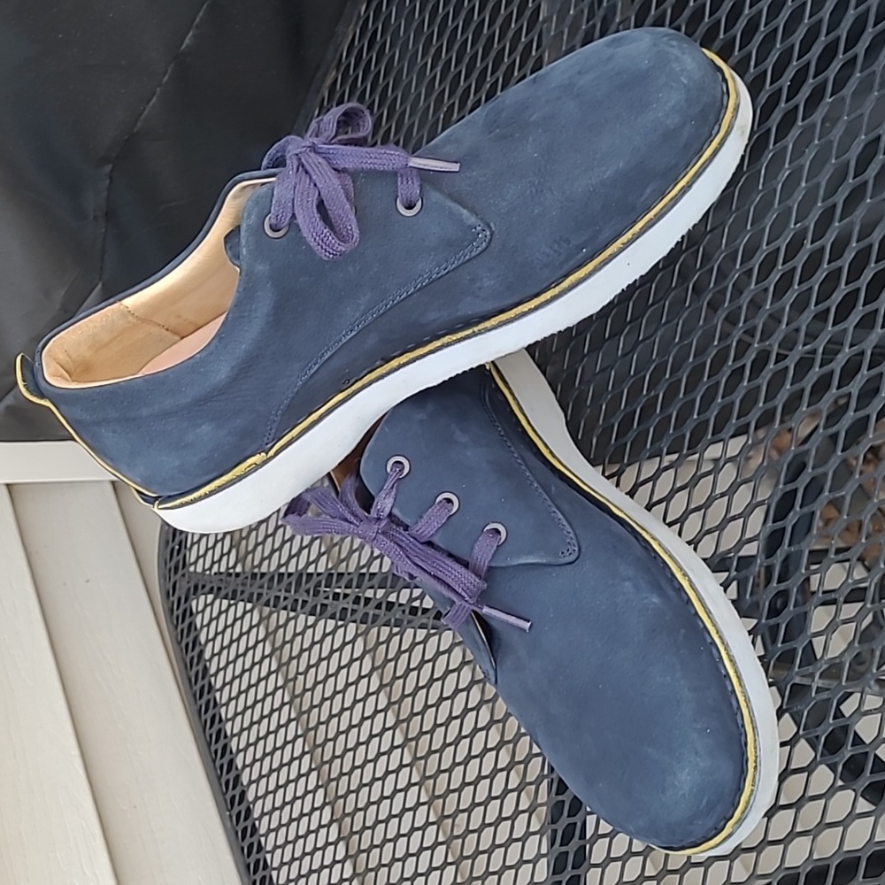 Samual Hubbard Hubbard Free Original UnSneaker Navy Nubuck Mens 11 - Picture 1 of 7